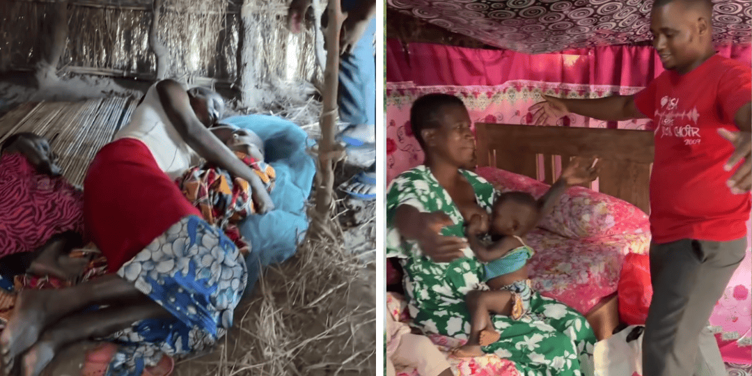 Transformação de Esperança - Antes e Depois